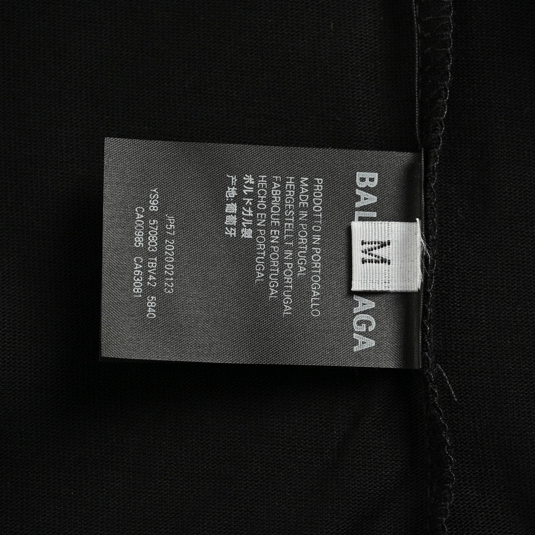 T-shirt à logo Balenciaga (noir)