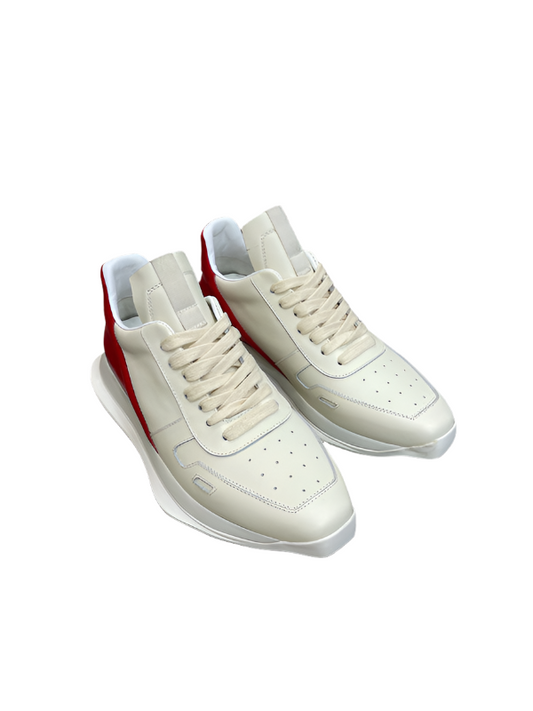 Two-Tone Modern Sneakers - White Unisex Streetwear Limited Edition - **Two-Tone Modern Sneakers** Step into contemporary style with these two-tone modern sneakers, designed to offer
