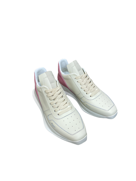 Two-Tone Accent Sneakers - Pink Unisex Streetwear Limited Edition - **Two-Tone Pink Accent Sneakers** Elevate your footwear game with these two-tone pink accent sneakers, designed