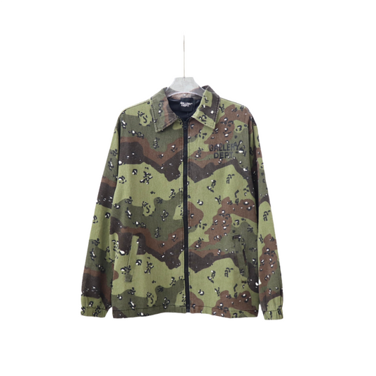 GALLERY Dept Hoodie - Red Unisex Streetwear Limited Edition - **Gallery Dept. Camouflage Jacket: Detailed Product Description** The Gallery Dept. Camouflage Jacket is a perfect