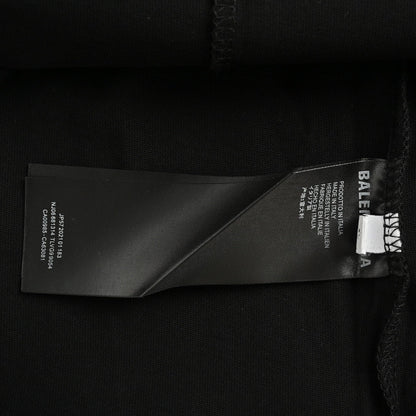 Camiseta Balenciaga con logo azul (negra)