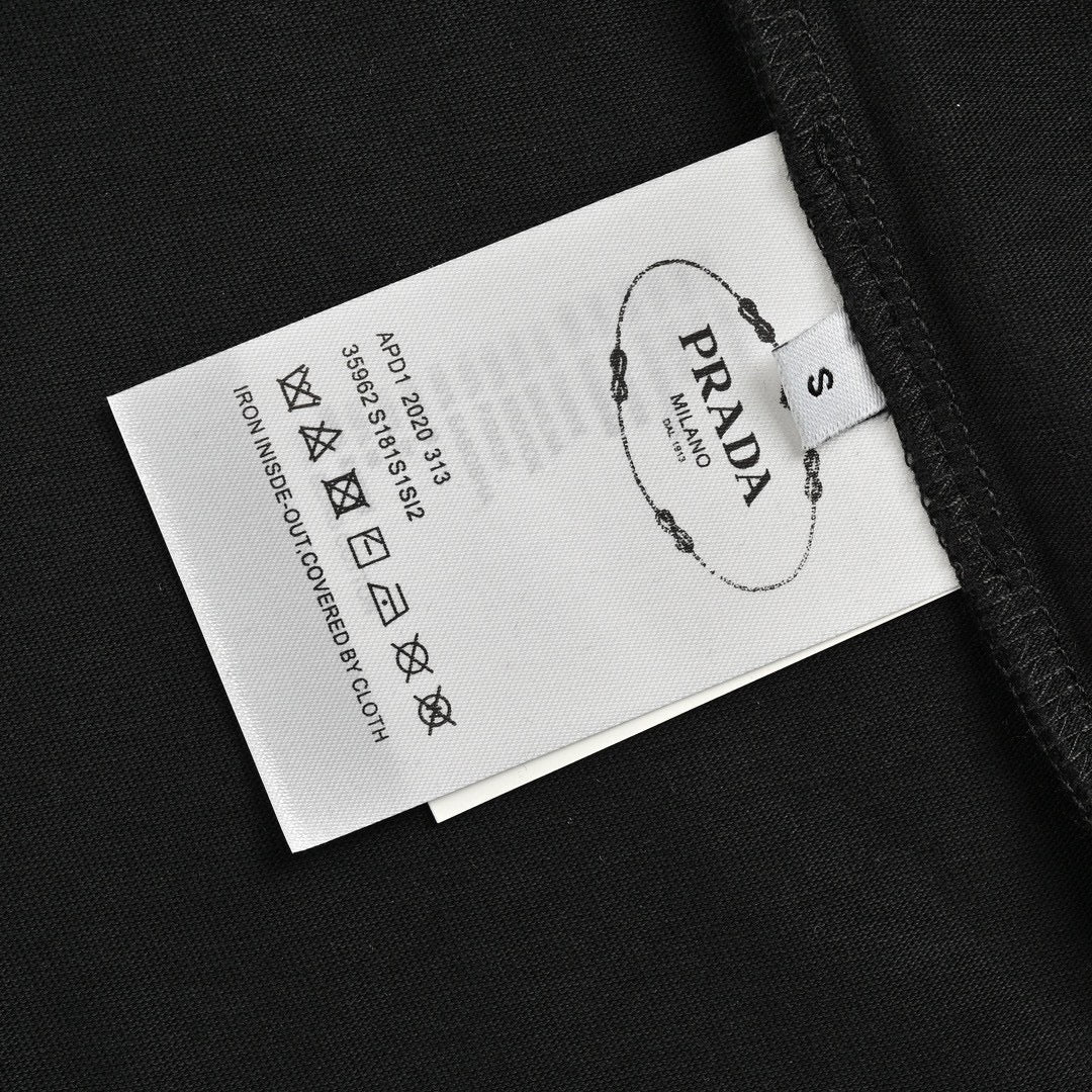 Prada Graphic Logo T-Shirt (Black) - box - replica sneakers