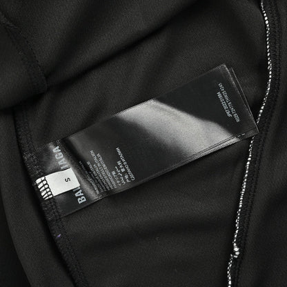 Camiseta negra con el logo de fútbol de Balenciaga