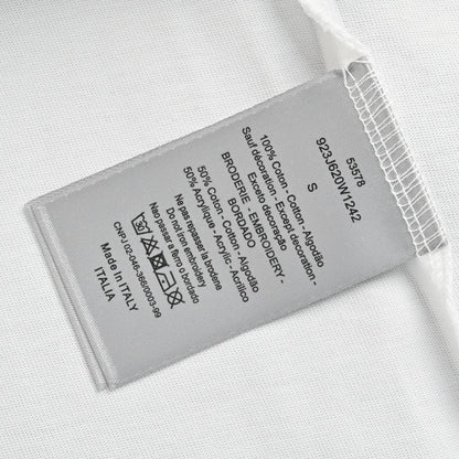 Camiseta con motivo de monograma Dior (blanca)