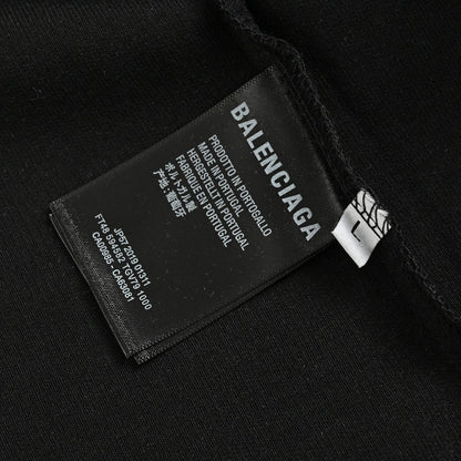 T-shirt à manches longues avec logo Balenciaga - Noir