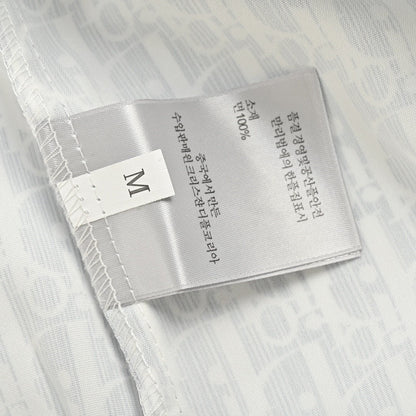 Camisa Dior con estampado de monograma (Gris)