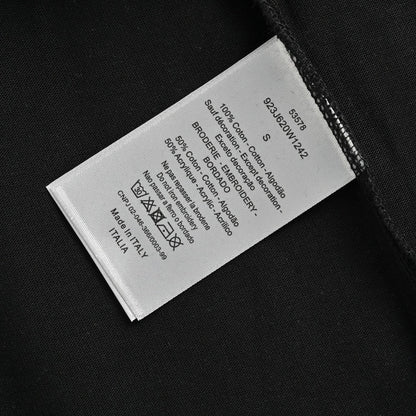Camiseta con motivo de monograma Dior (negra)