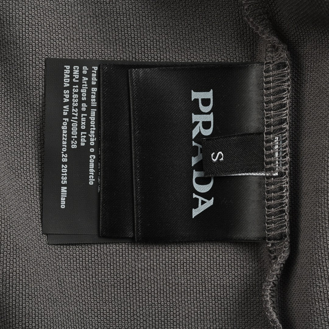 Prada Classic Grey Polo Shirt - box - replica sneakers
