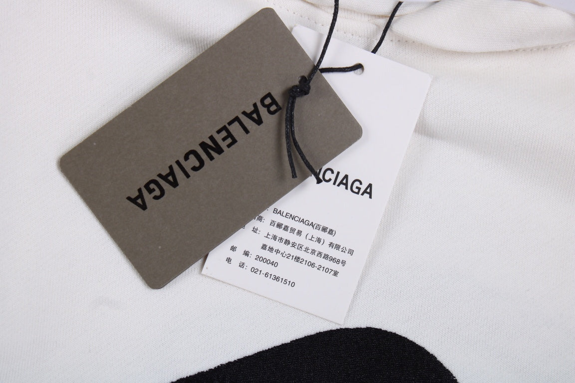 Sudadera blanca Balenciaga