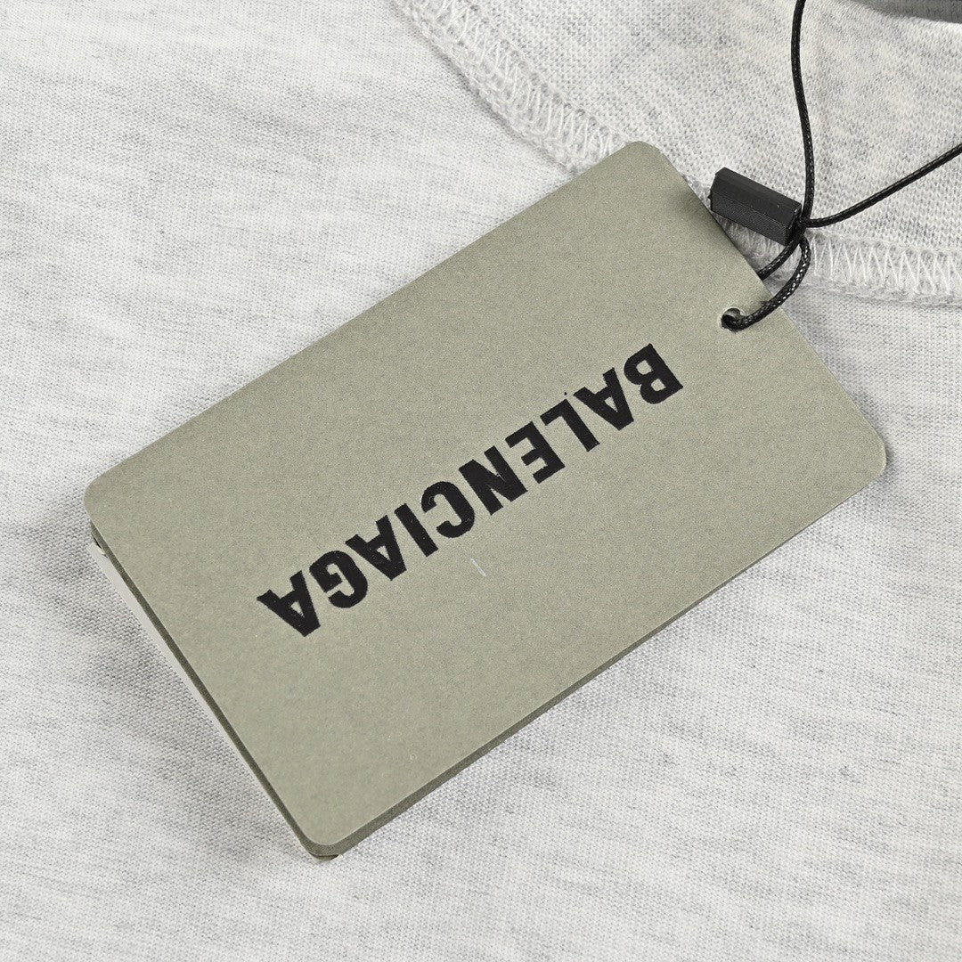 Camiseta con logo reflectante de Balenciaga