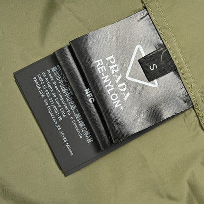 Prada Olive Green Short-Sleeve Jacket - box - replica sneakers