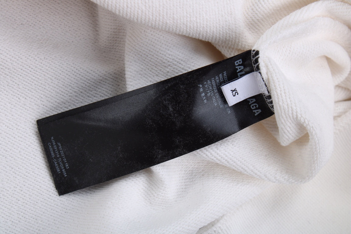 Sudadera blanca Balenciaga