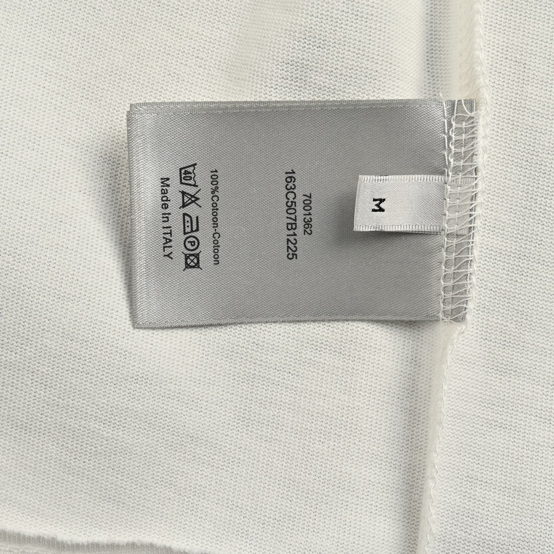 Camiseta Dior Artistic Splatter (Blanca)