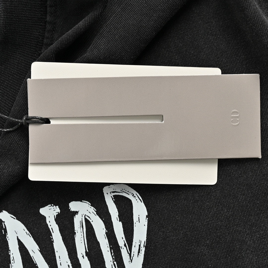 Camiseta con el logo de Dior (negra)