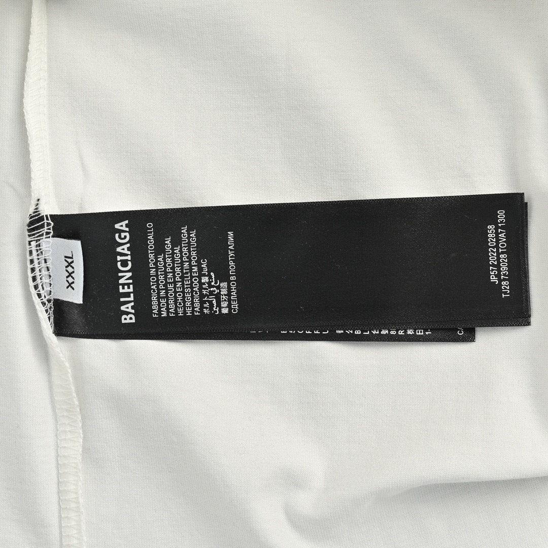 T-SHIRT LOGO BALENCIAGA x VETEMENTS BLANC