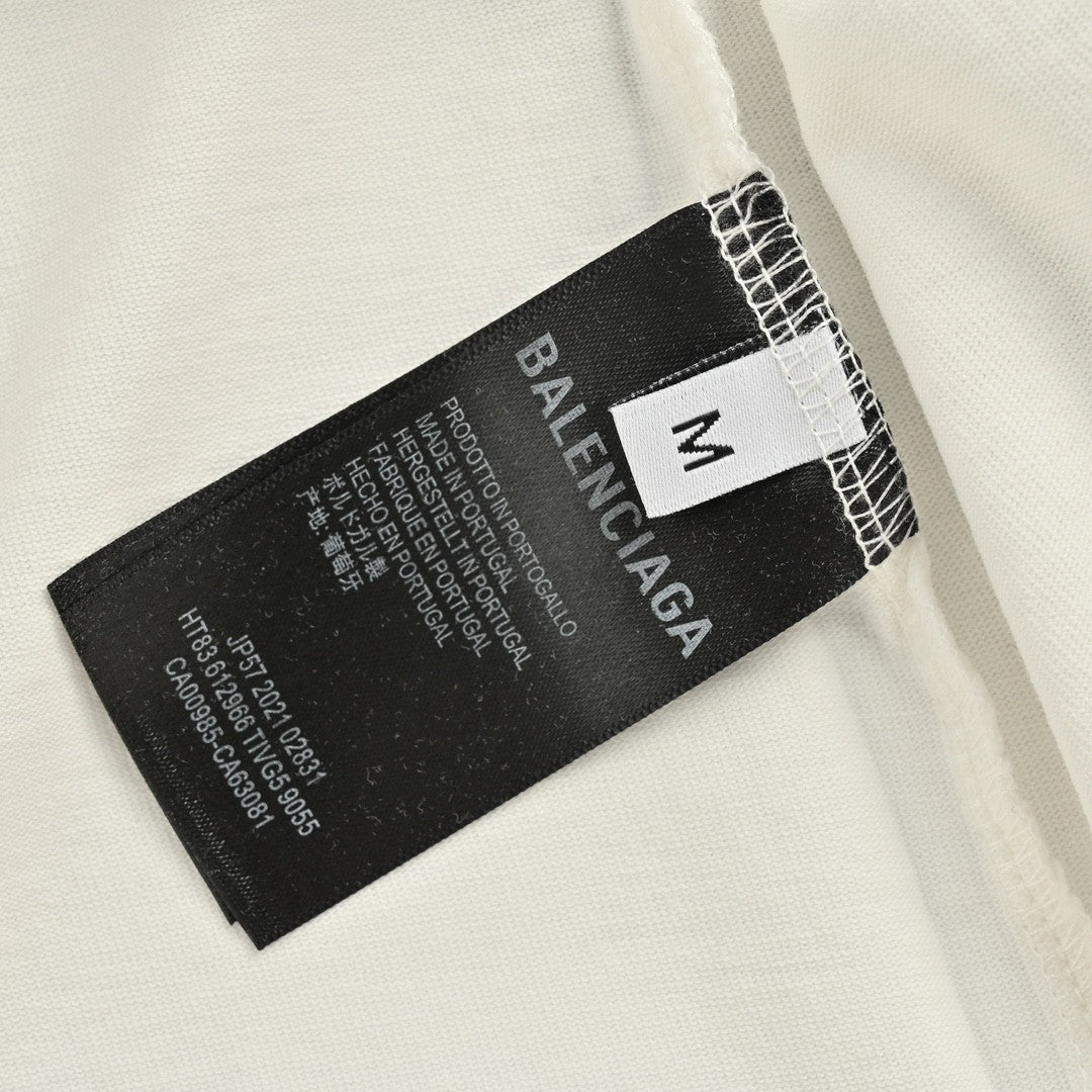 Camiseta Balenciaga Planeta Tierra (Blanca)