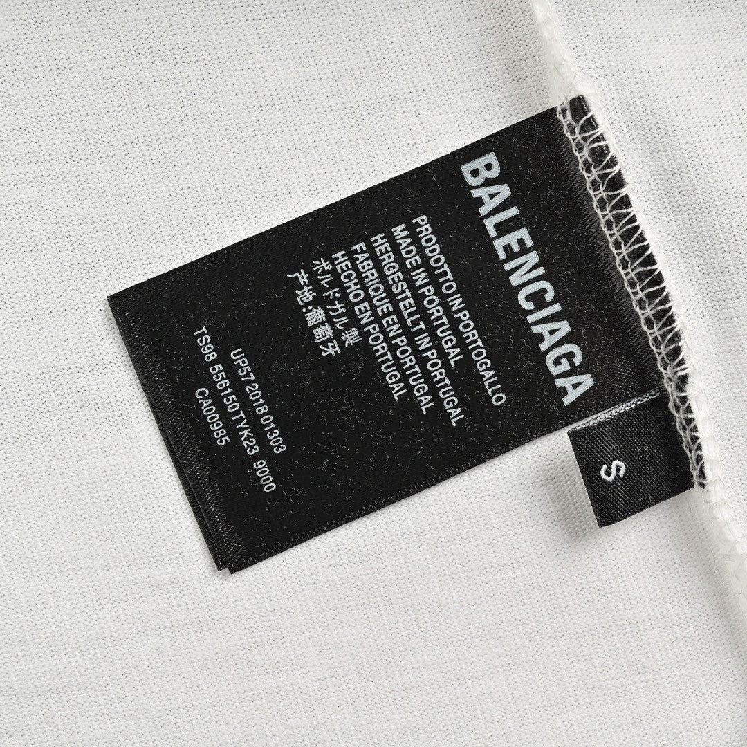Camiseta Balenciaga Paris (Blanca)