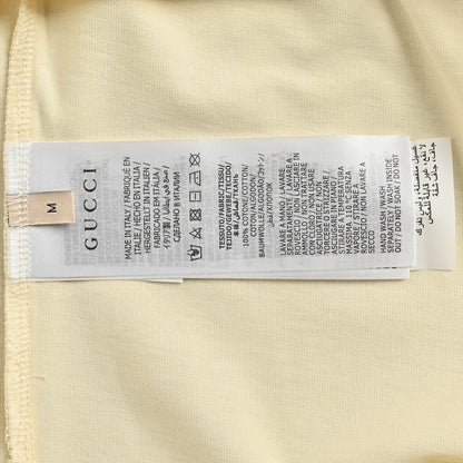 Camiseta Gucci con logo de vaca de dibujos animados (Crema)