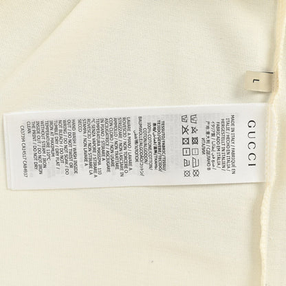 Camiseta Gucci con logo de manzana (blanca)