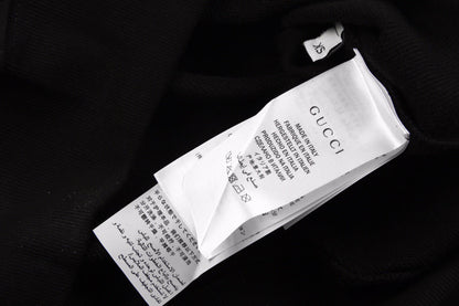 Sudadera negra Gucci con estampado de bailarinas