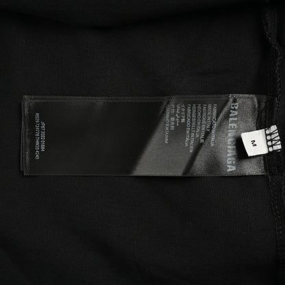 Camiseta Balenciaga con logo pintado con aerosol (negra)