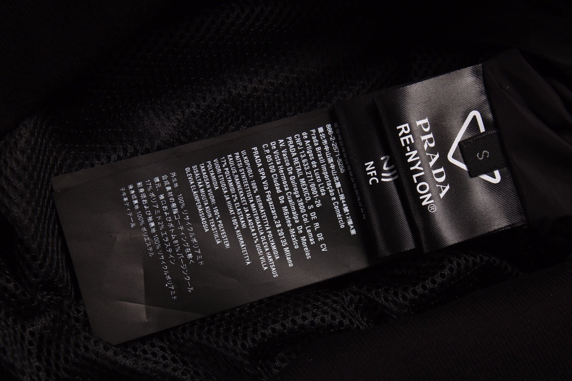 Prada Black Bomber Jacket - box - replica sneakers