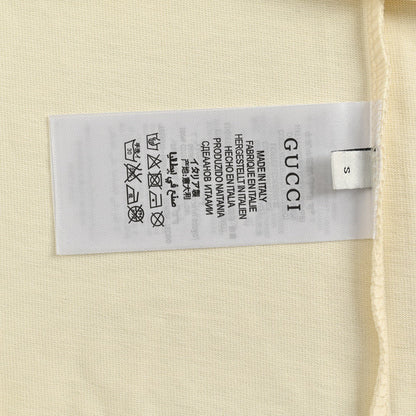 Camiseta con logo vintage de Gucci (color crema)