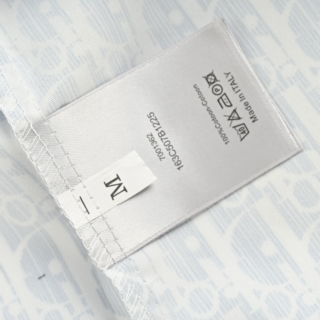 Camisa con estampado de monograma Dior