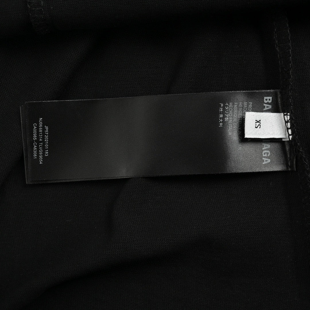 Camiseta Balenciaga Love Notes en negro