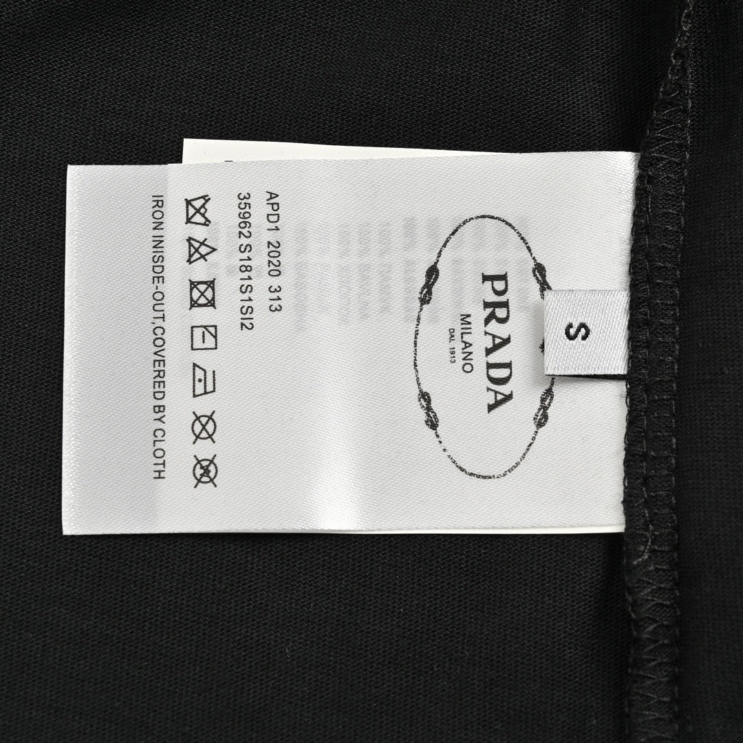 Prada Milano Logo T-Shirt (Black) - box - replica sneakers