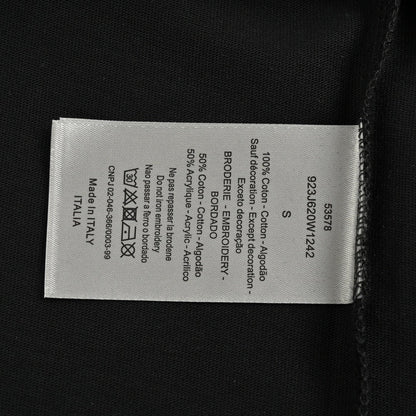 Camiseta negra gráfica de Dior Christian Dior