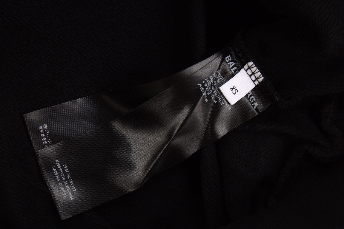 Sudadera con capucha BALENCIAGA PARIS TEAM negra