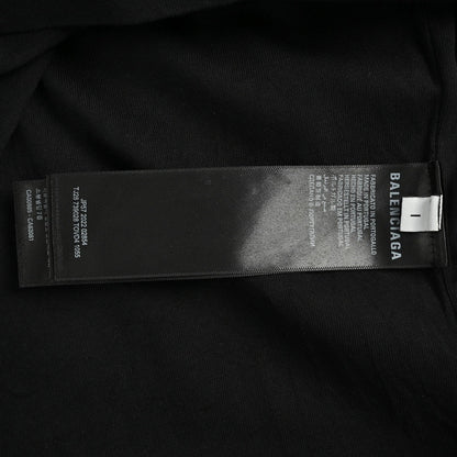 Camiseta de la gira de Balenciaga con cordón (negra)