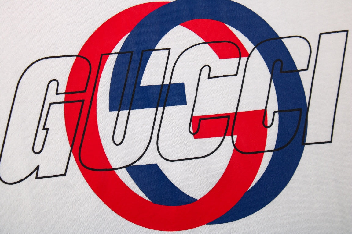Camiseta Gucci con el logo GG entrelazado - Blanca