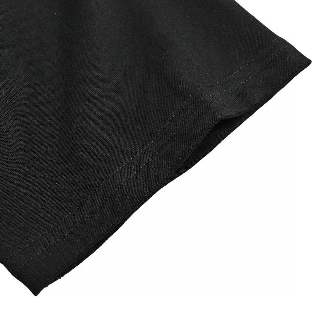 Camiseta Dior con estampado de estrella, negra