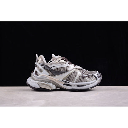 BALENCIAGA Runner - Taupe Mi - Sneakers - Red Unisex Streetwear Limited Edition - Introducing the BALENCIAGA Runner in Taupe Mix, a sophisticated fusion of style and performance. These