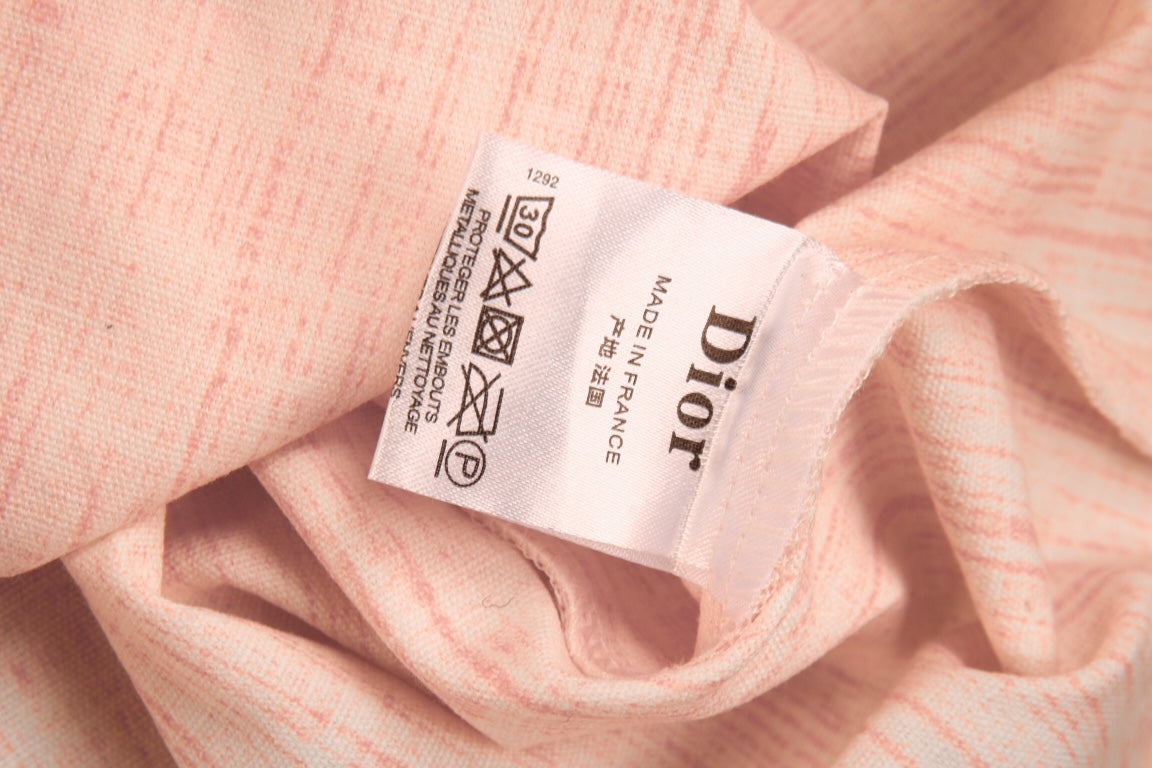 Dior Monogram Shirt (pink - White) Unisex Streetwear Limited Edition - <p dir='ltr'><span>This Dior shirt features a subtle monogram pattern in pink and white. The