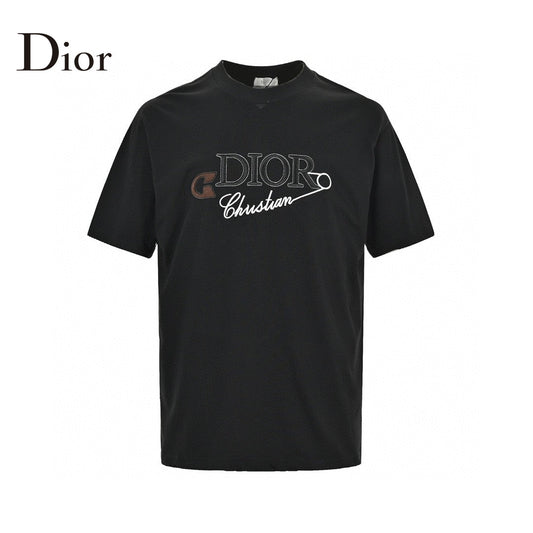 Dior Christian Graphic T-shirt - Black Unisex Streetwear Limited Edition - <span>This Dior t-shirt features a bold graphic design with 'Christian Dior' text prominently displayed. The