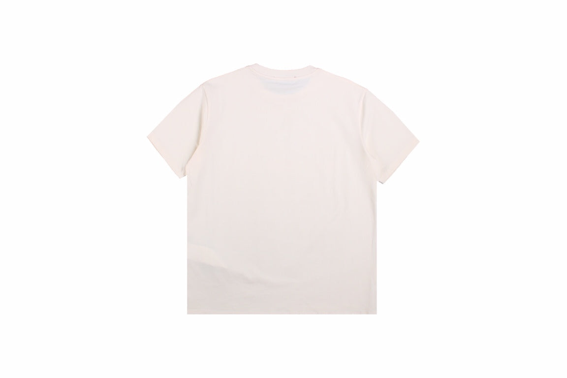 GUCCI - Balenciaga Drip Logo T-shirt - Cream Unisex Streetwear Limited Edition - The GUCCI x BALENCIAGA DRIP LOGO T-SHIRT CREAM - REPLICA blends luxury fashion with modern