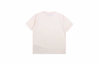 GUCCI - Balenciaga Drip Logo T-shirt - Cream Unisex Streetwear Limited Edition - The GUCCI x BALENCIAGA DRIP LOGO T-SHIRT CREAM - REPLICA blends luxury fashion with modern
