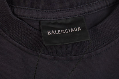 Camiseta negra con logo BALENCIAGA XXXL