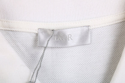 Polo Christian Dior con logo a rayas