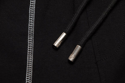 CHROME HEARTS WHITE EMBROIDERY SHORTS BLACK - detail - replica sneakers