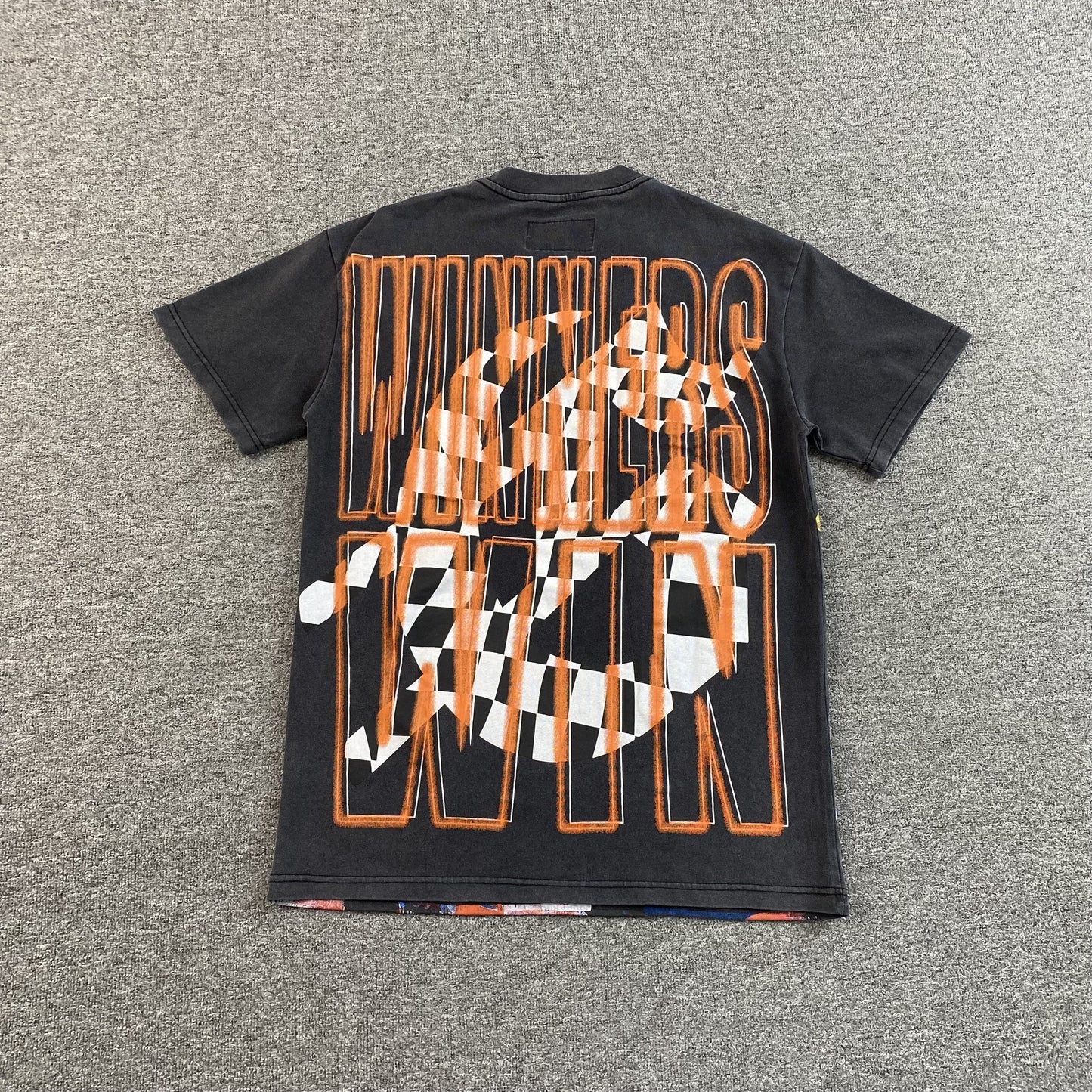 GODSPEED Victory Toast T-shirt Washed - Black Unisex Streetwear Limited Edition