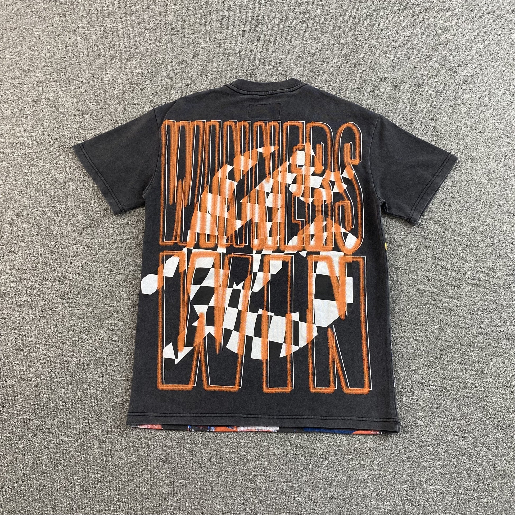 GODSPEED Victory Toast T-shirt Washed - Black Unisex Streetwear Limited Edition