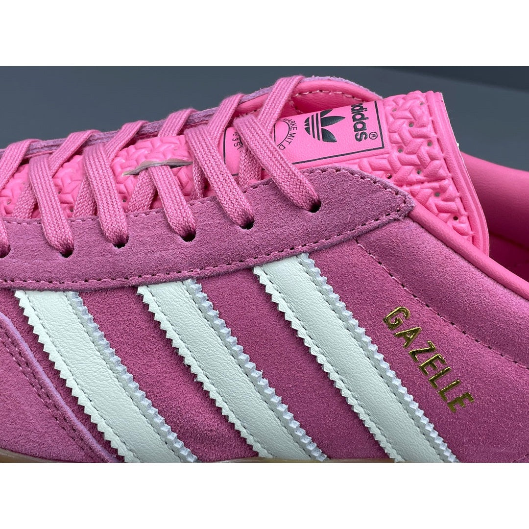 ADIDAS Gazelle Indoor - Pink Unisex Streetwear Limited Edition - The ADIDAS GAZELLE INDOOR PINK - REPLICA brings a fresh and vibrant twist to the