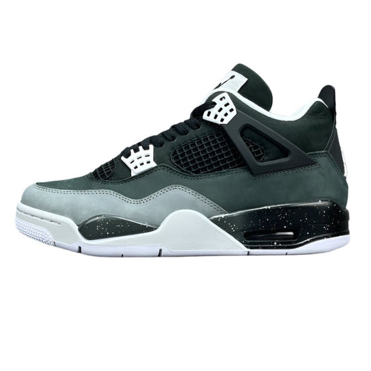 AIR Jordan 4 - Fear - Black Unisex Streetwear Limited Edition - The AIR JORDAN 4 FEAR - REPLICA embodies bold design and a timeless edge, making
