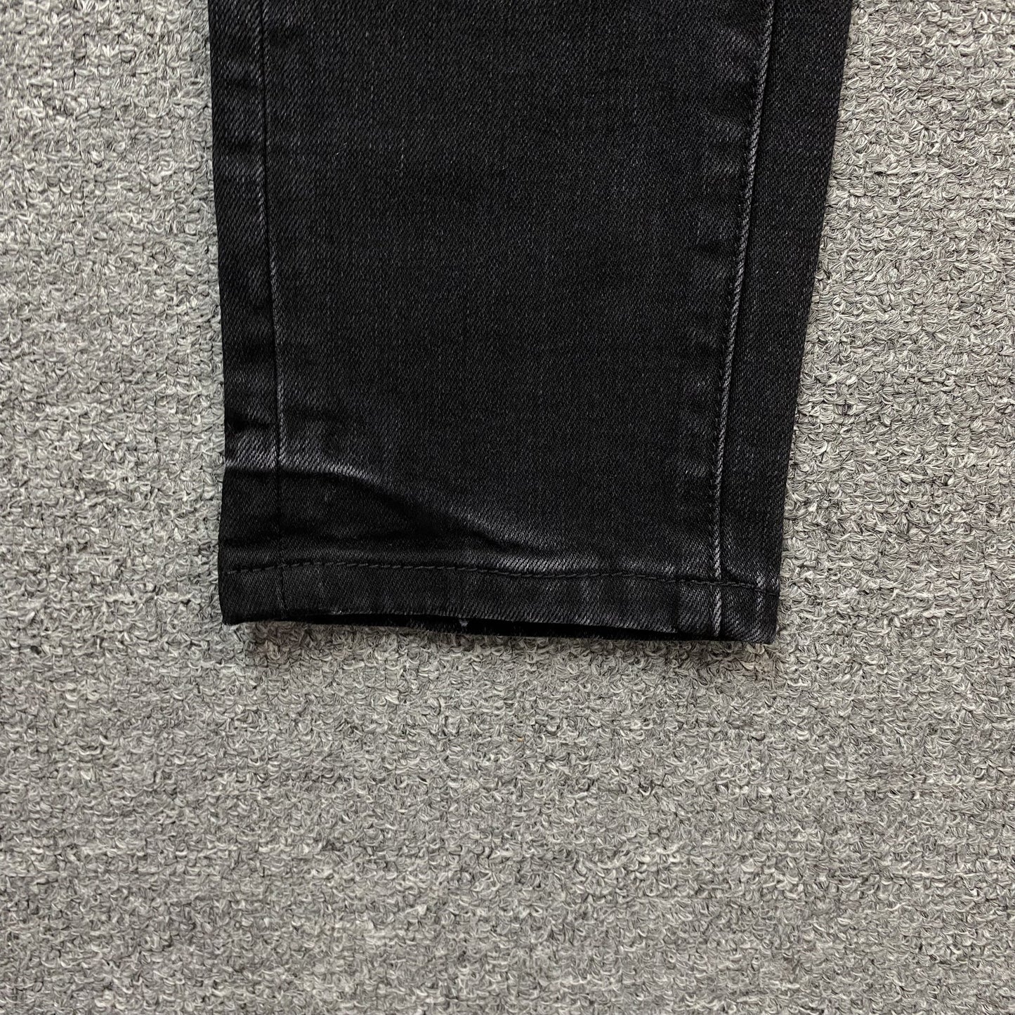 AMIRI Core Applique Leather Jeans Hoodie - Black Unisex Streetwear Limited Edition - The AMIRI CORE APPLIQU | BLACK LEATHER JEANS - REPLICA bring rockstar edge and high-fashion luxury