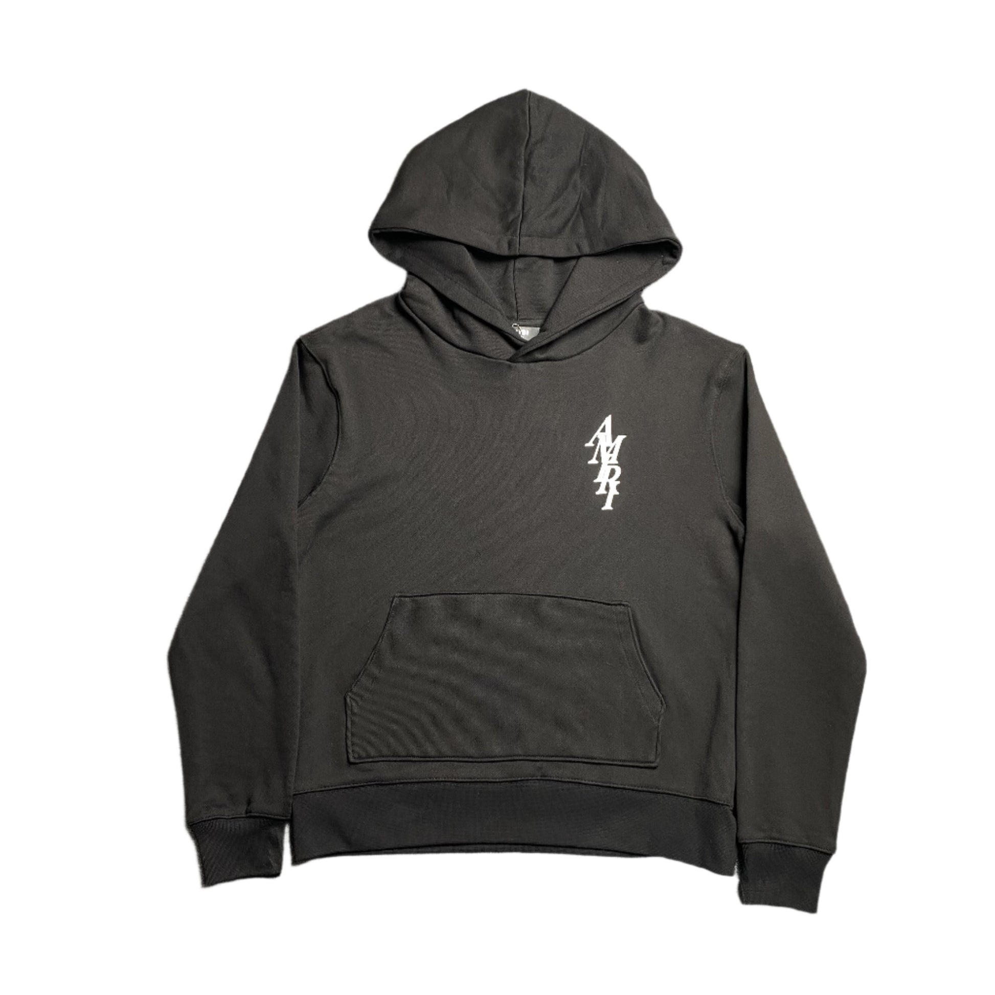 AMIRI Letter Logo Hoodie - Black Unisex Streetwear Limited Edition - The AMIRI LETTER LOGO HOODIE BLACK - REPLICA is the perfect blend of luxury streetwear
