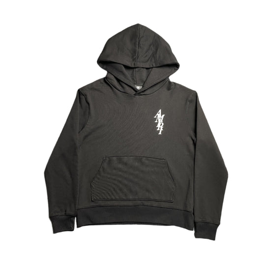 AMIRI Letter Logo Hoodie - Black Unisex Streetwear Limited Edition - The AMIRI LETTER LOGO HOODIE BLACK - REPLICA is the perfect blend of luxury streetwear